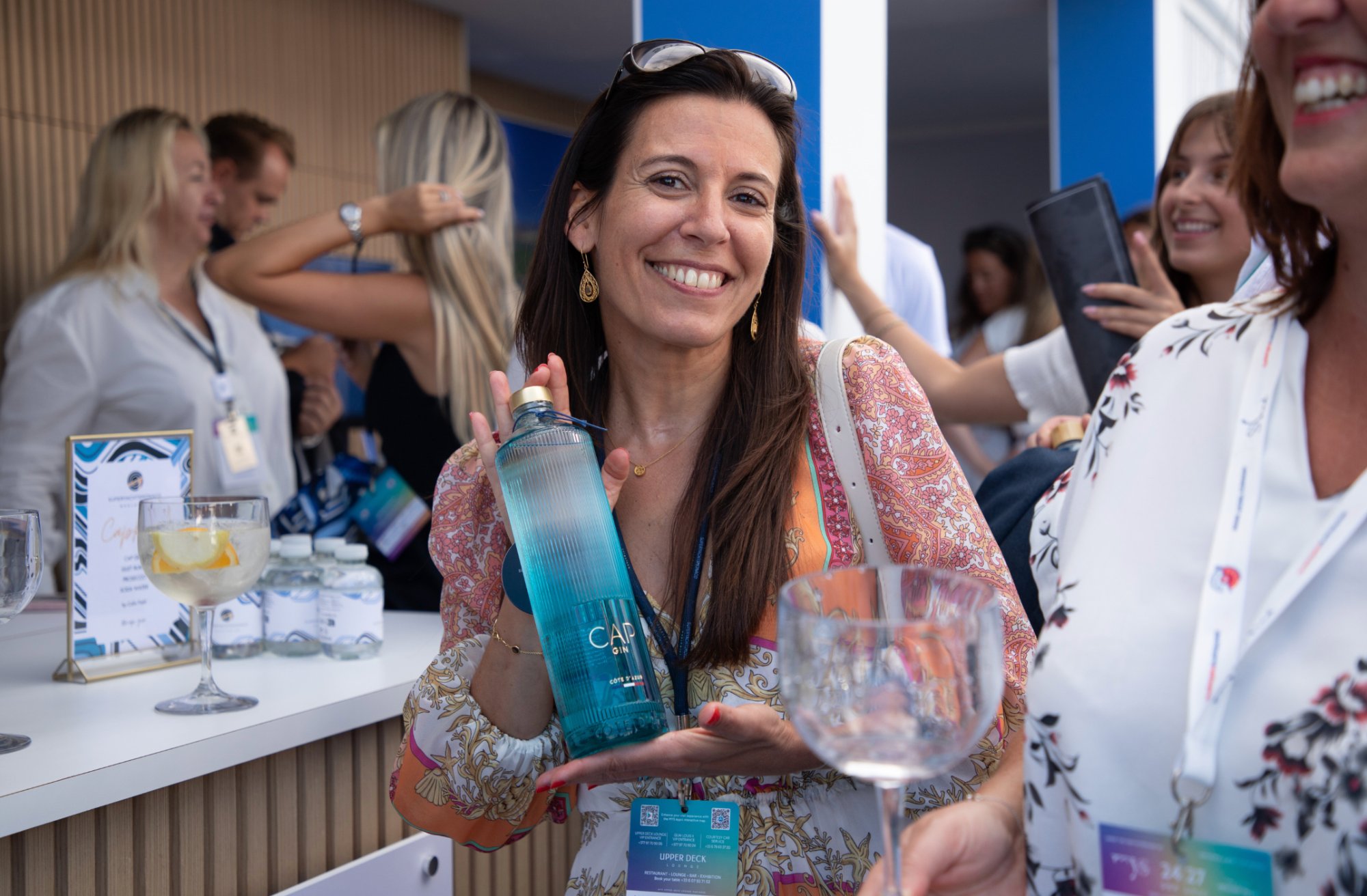 CAP Gin being presented at SuperYachtsMonaco stand MYS 2025